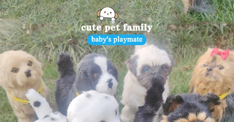 New Simulation Electric Pet Dog Voice Control Walking Nodding Music Touch Robot Animal Plush Pet Children's Toy Gift PetVerse