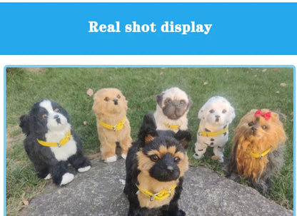 New Simulation Electric Pet Dog Voice Control Walking Nodding Music Touch Robot Animal Plush Pet Children's Toy Gift PetVerse