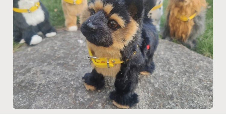 New Simulation Electric Pet Dog Voice Control Walking Nodding Music Touch Robot Animal Plush Pet Children's Toy Gift PetVerse