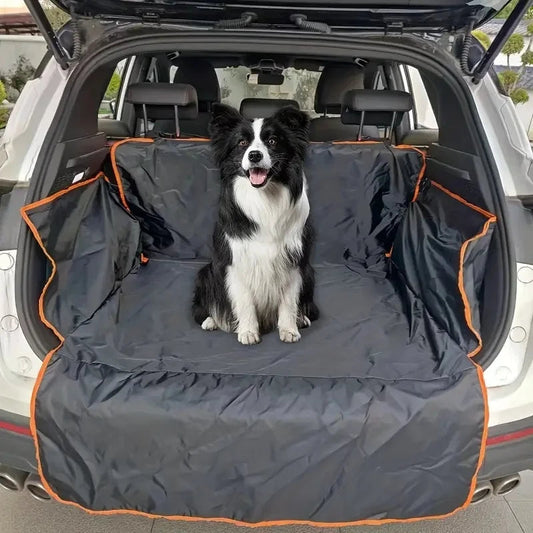 Durable Polyester Auto Trunk Mat for Pets - Non-Slip, Scratch-Resistant, Easy-Clean Mat for SUVs and Cars, Pet Safety Mat PetVerse