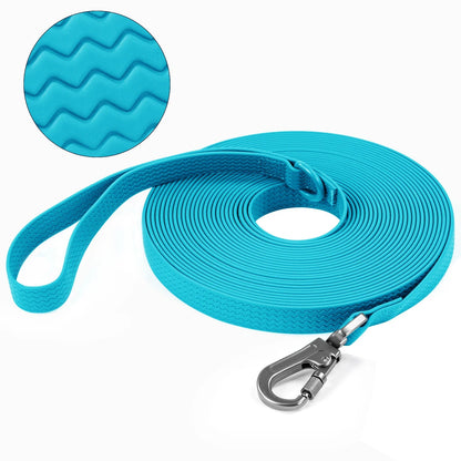 1.8M 3M 5M 10M  PVC Dog Leash large dog Medium Waterproof and easy to clean Wave texture running dog training Leash long strong PetVerse