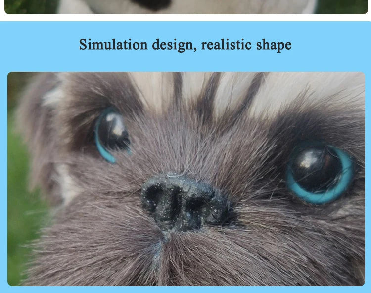 New Simulation Electric Pet Dog Voice Control Walking Nodding Music Touch Robot Animal Plush Pet Children's Toy Gift PetVerse