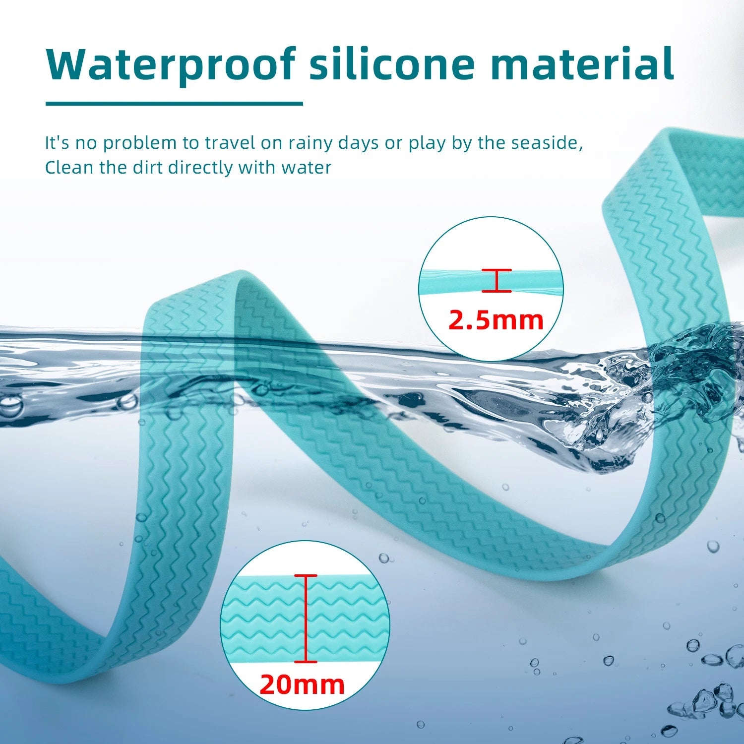 1.8M 3M 5M 10M  PVC Dog Leash large dog Medium Waterproof and easy to clean Wave texture running dog training Leash long strong PetVerse