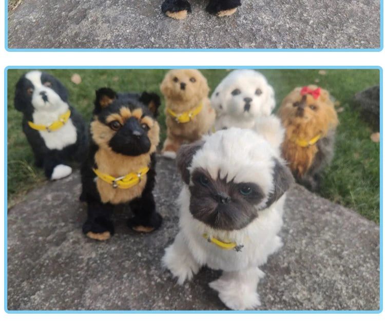 New Simulation Electric Pet Dog Voice Control Walking Nodding Music Touch Robot Animal Plush Pet Children's Toy Gift PetVerse