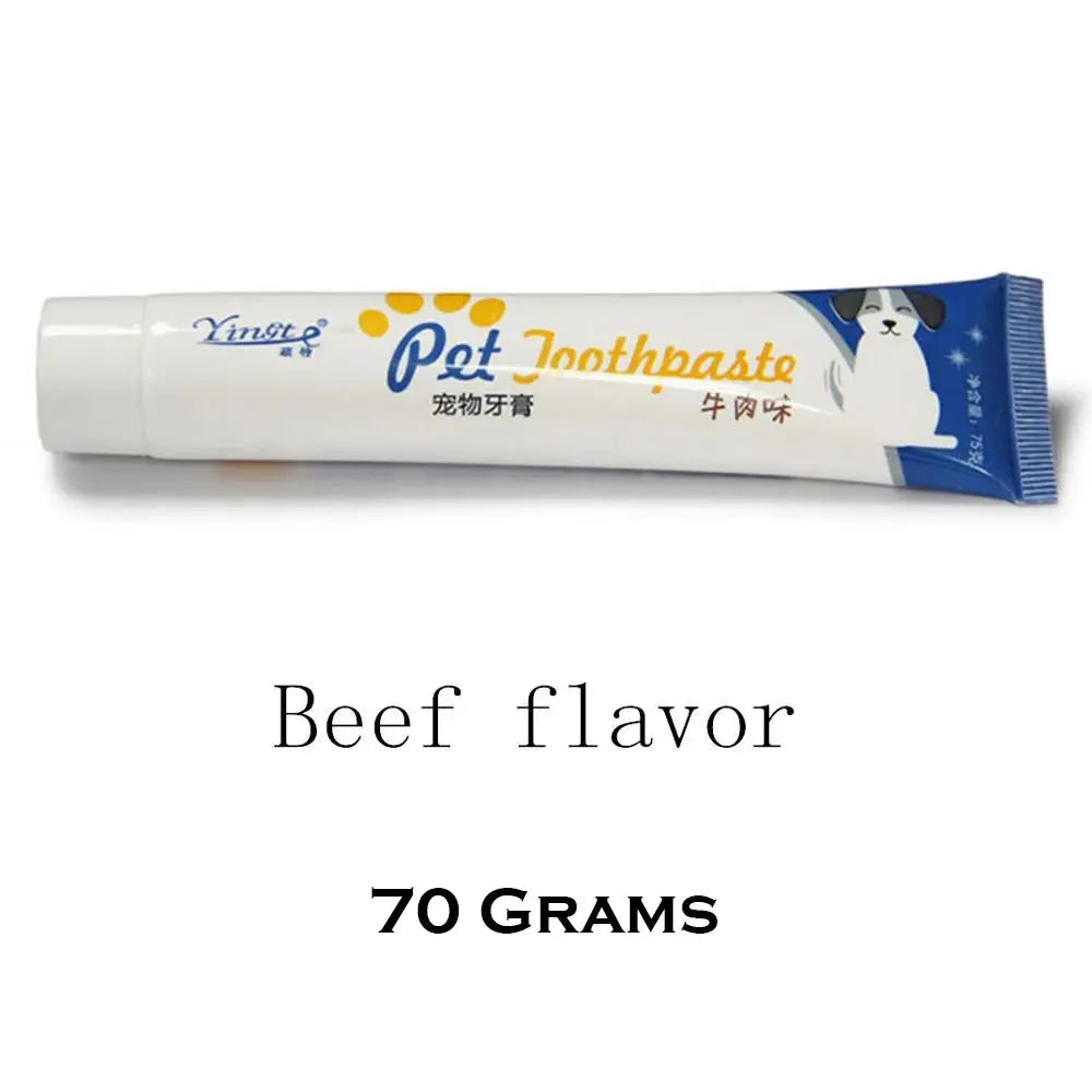 Cat Toothbrush and Toothpaste Set for Teeth Cleaning Vanilla Toothpaste Finger Toothbrush Tongue Cleaning Pet Accessories PetVerse